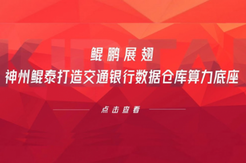 行业实践丨鲲鹏展翅,神州打造交通银行数据仓库算力底座